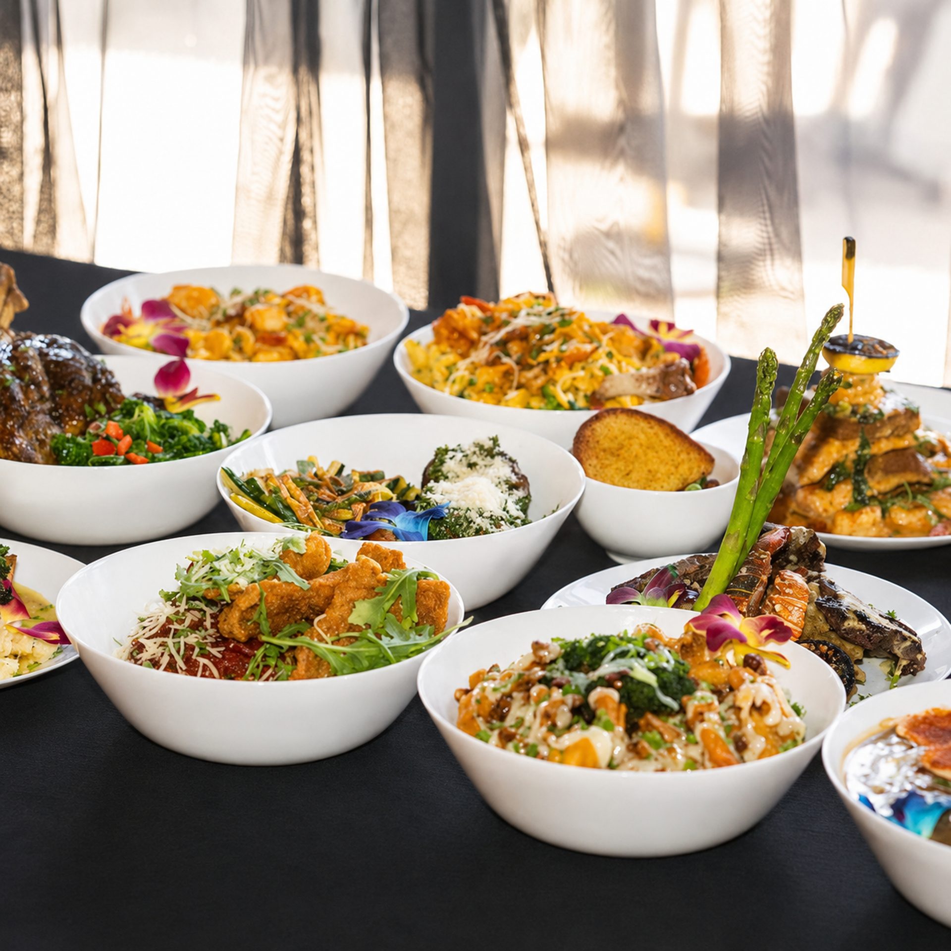 Three Entrees. One Table. Pure Chef Quentin Love.