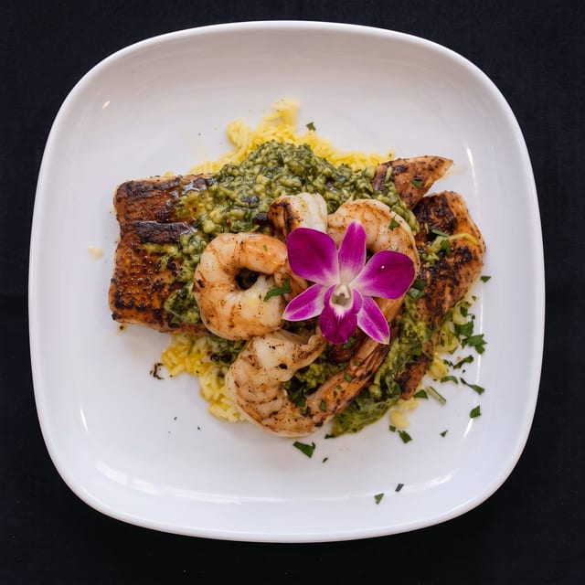 Louisiana Blackened Salmon.