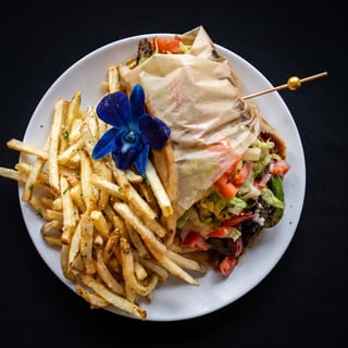 Caribbean Honey Chicken Pita