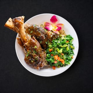 Mediterranean Minted Lamb Shank